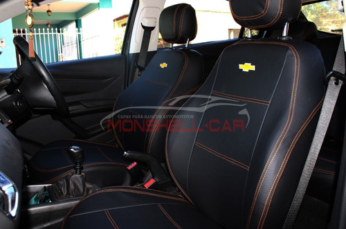 Capas De Bancos Automotivos Couro Carro P/ Onix 1.4 Ltz 2014