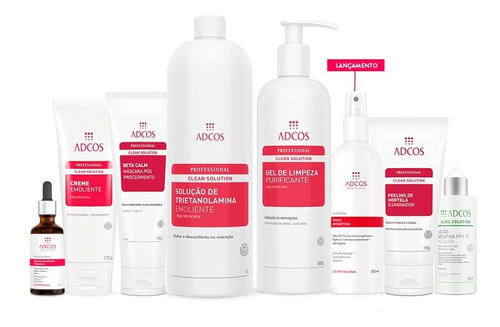 Adcos Kit Limpeza De Pele C/8 Produtos