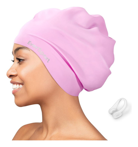 Gorro De Bano Grande Eversport Para Trenzas Y Rastas, Agu...
