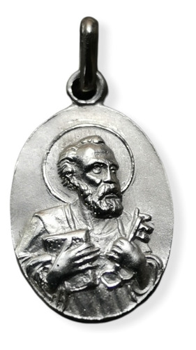 Medalla Plata 925 San Pedro #1130 Bautizo Comunión 