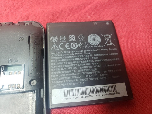 Celular Htc Desire 320 0pf1100 Para Partes (Usado)