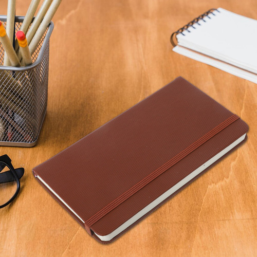 Mini Cuaderno Portátil Con Banda Elástica, Tamaño De Bolsill