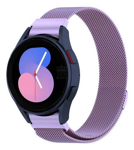 Pulsera magnética metálica para Samsung Galaxy Watch 5 de 40 mm, color lila