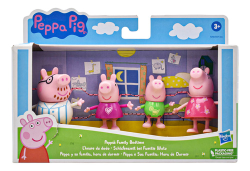 Peppa Pig Peppa Y Su Familia Hora De Dormir Set Hasbro Da