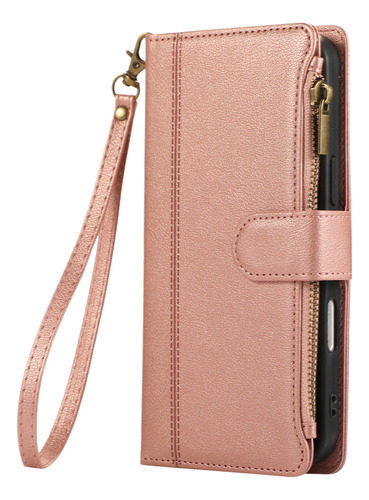 Funda Foroppo Realme 13 Pro 5g Con Cierre Tipo Cartera Para Teléfono, Soporte De Cuerda Colgante, Piel