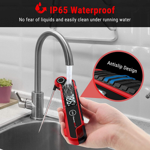 Imagen 6 de 7 de Termometro Digital Cocina Thermopro Tp-620 Líquidos Carnes