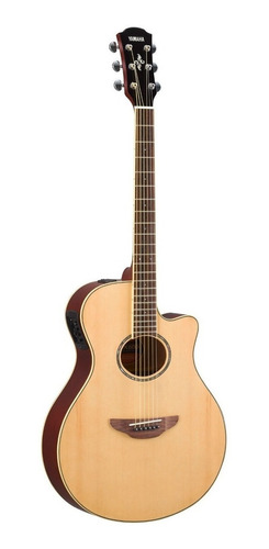 Guitarra Electroacústica Yamaha APX600 para diestros natural palo de rosa brillante