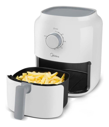 Fritadeira Elétrica Sem Óleo Air Fryer Midea 3l 127v -branca