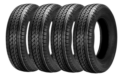 Kit 4 Pneu Lanvigator Aro 14 195r14c 106/104r Milemax