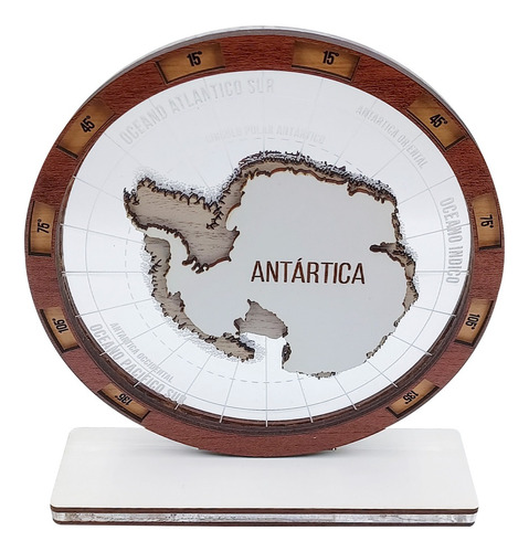 Continente Antártico Con Base Fija, Souvenir Antártica