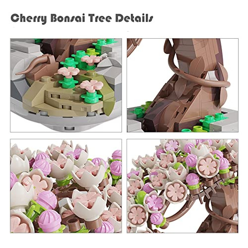 Conjunto De Construcción De Mini Ladrillos De Árbol D...