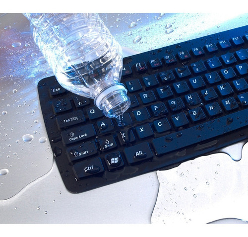 Imagen 8 de 9 de Teclado Flexible Usb Para Pc Impermeable, Anti Polvo Unitec