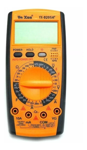 Tester Digital Yaxun Yx-9205a+ Multimetro Medidor Voltaje