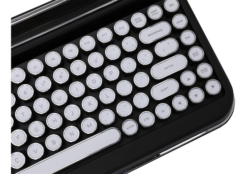 Teclado Elretron, Bluetooth/dioma De Ee. Uu./negro