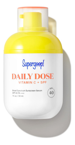 Supergoop! Dosis Diaria De Vitamina C + Spf 40 Pa+++, 1 Onza