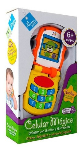 Imagen 1 de 1 de El Duende Azul Celular Mágico Con Sonido 6002