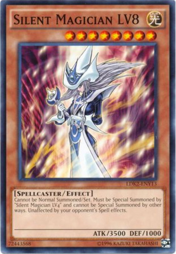 Tarjeta Yugioh! Mago Silencioso Lv8 Ldk2-spy13 Comun