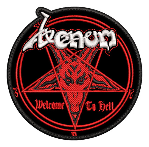 Parche Bordado Venom 9x9cm.. .metal/rock Excelnte Calidad