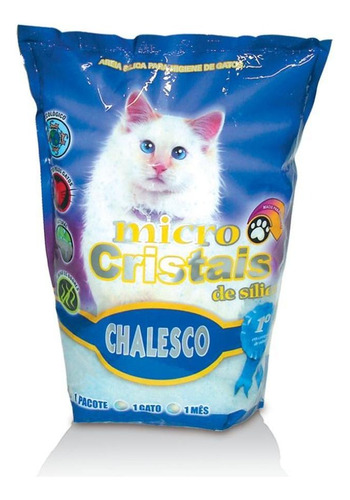Chalesco areia higiênica micro cristais para gatos 1.8kg