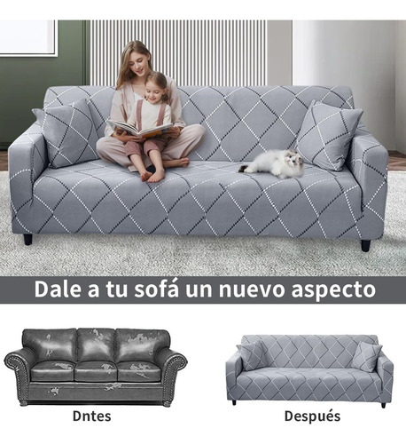 Funda Para Sofa Cama, Cubre Sofa 3 Plazas Elástica Protector