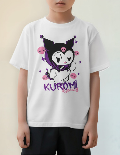 Playera Kuromi Hello Kitty Infantil Para Niño M#5
