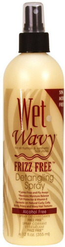 Wet N Ondulado Libre De Frizz Shampoo Spray 12 Oz