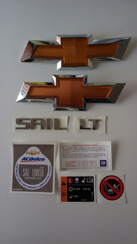 Chevrolet Sail Lt Emblemas Y Calcomanias 