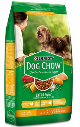 Dog Chow 17 Kg Adultos Minis Y Pequeños 