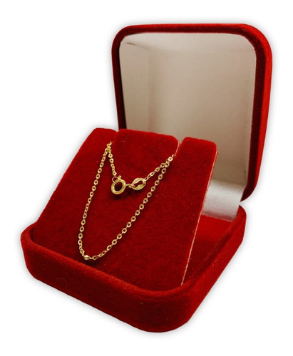 Corrente Cordão Colar Em Ouro 18k Bailarina Oca 45cm (mod1) Cor Dourado
