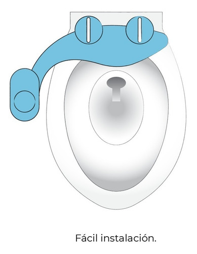 Imagen 9 de 10 de Bidet Adaptable A Inodoro Ducha Higiénica Griferia Baño