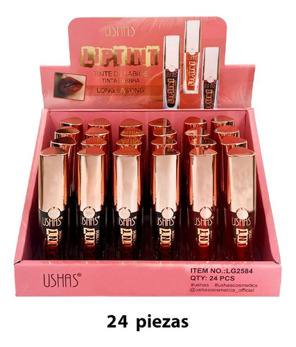 Lápiz Labial 24 Unidades Tinta Labial