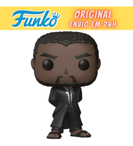 Funko Pop Pantera Negra T'challa - Caixa Com Detalhe - 351