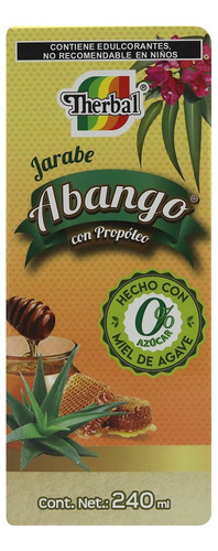 Jarabe Abango Con Propóleo Sin Azúcar 240 Ml Therbal
