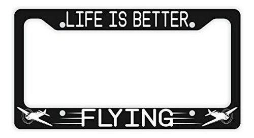 Thiswear Pilot Gifts Life Is Better Flying Marco De Matrícul