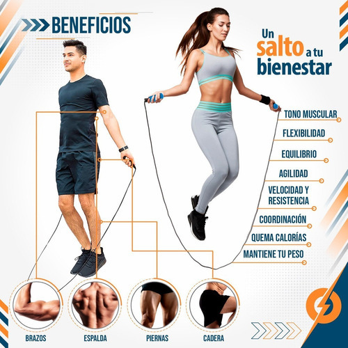 Laso Lazo Crossfit Cuerda Para Saltar Deporte Ejercicio Gym Color Azul