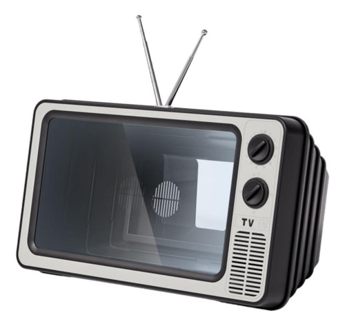 Amplificador De Tv De Design Retrô De 11" Cinza