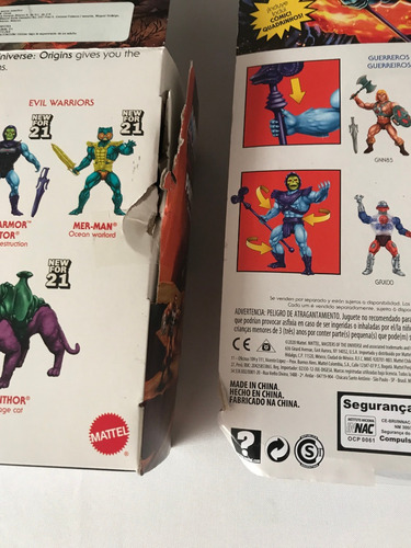 Skeletor Y Panthor Savage Cat Motu Origins Retro He-man Amos (Usado)