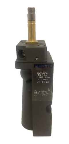 Valvula Solenoide Festo Nvf3-moh-5/2-k-1/4 (196982)