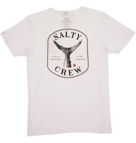 Salty Crew Polera Premium Fishstone Para Hombre Blanco S