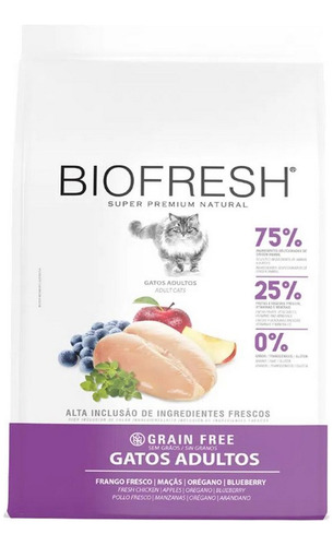 Ração Para Gatos Adulto Sabor Frango 400g Biofresh