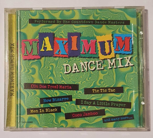 Cd Compilado | Maximum Dance Mix (men In Black, Wannabe, Cos