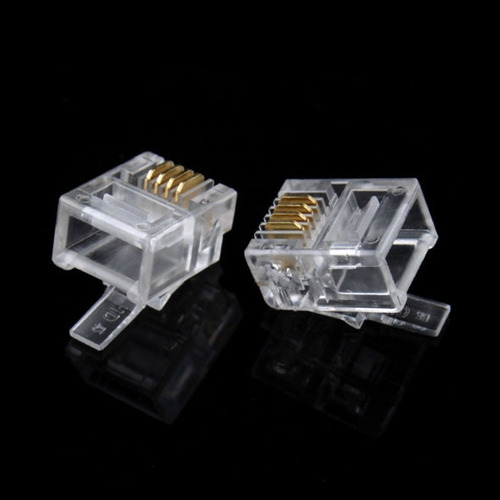 Conector Rj11 Rj-11 4pin