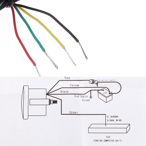 S Medidor Dragon Gauge Air Fuel Afr Con Pantalla Led De 2
