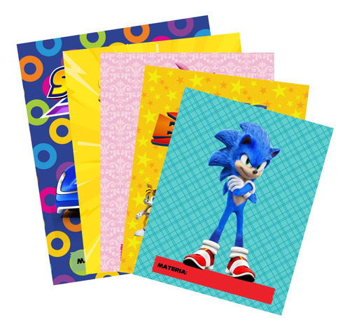 Carátulas Separadores Imprimibles Sonic