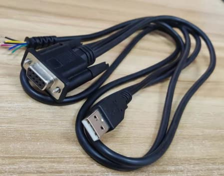 Pngknyocn Cable Adaptador Usb Serie Rs232 Db9 Ranura Bloqueo