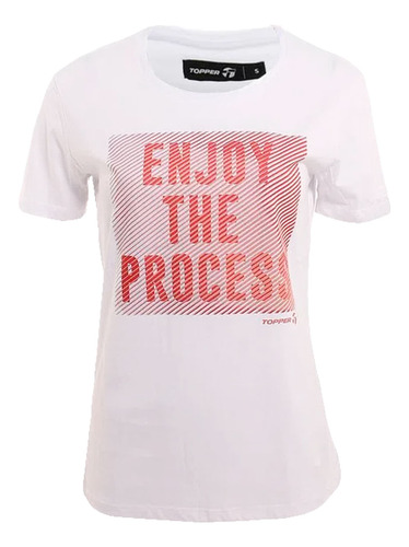 Remera Topper Gtw Mc Process Moda Bco Mujer