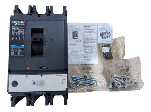 Disjuntor Nsx630l Mic 1.3m 3p 500a C63l31m500 - Schneider