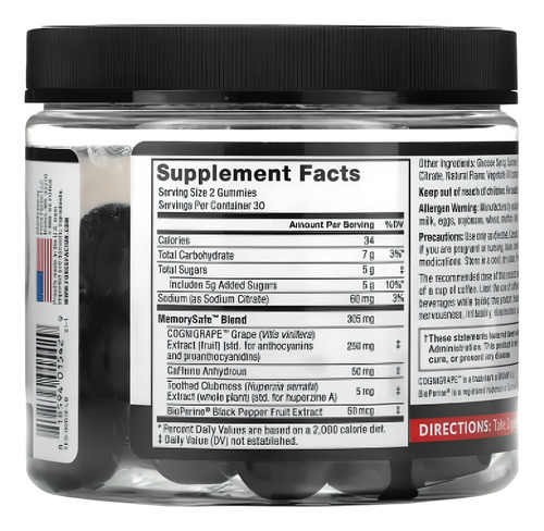 Gomas Forebrain, Mixed Berry 60 Brain Booster