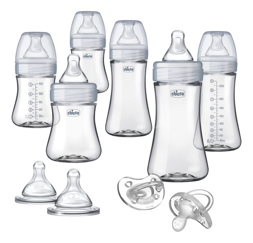 Chicco Duo Deluxe Hybrid Baby Bottle Gift Set Con Invinci-g.