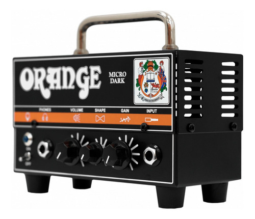 Imagen 2 de 3 de Amplificador Orange Terror Series Micro Dark Valvular para guitarra de 20W color negro 220V